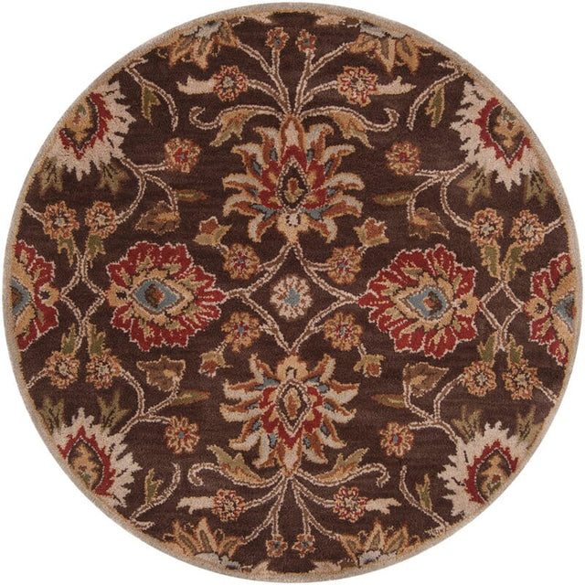 Livabliss Caesar cae - 1051 Chocolate / Brown / Gold Rugs - Livabliss - cae1051 - 4rd