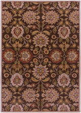 Livabliss Caesar cae - 1051 Chocolate / Brown / Gold Rugs - Livabliss - cae1051 - 4rd