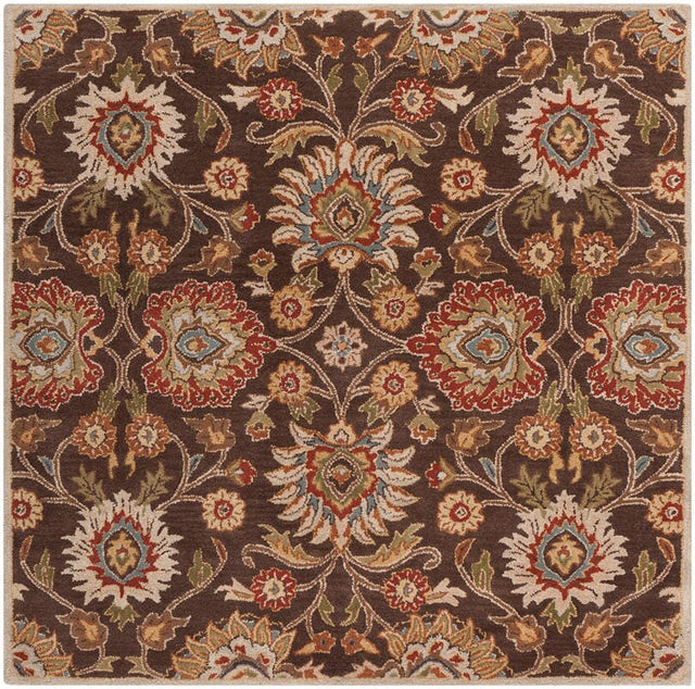 Livabliss Caesar cae - 1051 Chocolate / Brown / Gold Rugs - Livabliss - cae1051 - 4sq