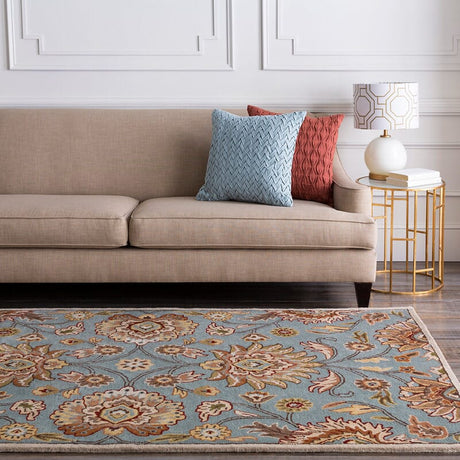 Livabliss Caesar cae - 1052 Sky Blue / Taupe / Clay / Brown Rugs - Livabliss - cae1052 - 23