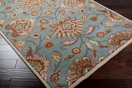 Livabliss Caesar cae - 1052 Sky Blue / Taupe / Clay / Brown Rugs - Livabliss - cae1052 - 4rd