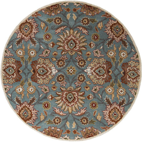 Livabliss Caesar cae - 1052 Sky Blue / Taupe / Clay / Brown Rugs - Livabliss - cae1052 - 4rd