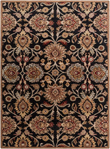 Livabliss Caesar cae - 1053 Maroon / Red Clay / Jet Black Rugs - Livabliss - cae1053 - 4rd