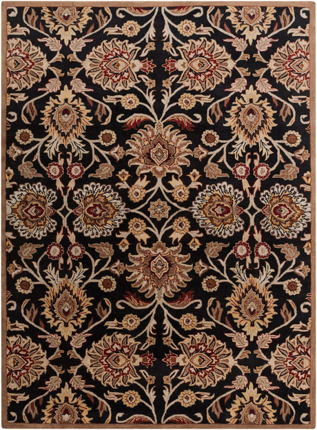 Livabliss Caesar cae - 1053 Maroon / Red Clay / Jet Black Rugs - Livabliss - cae1053 - 4rd