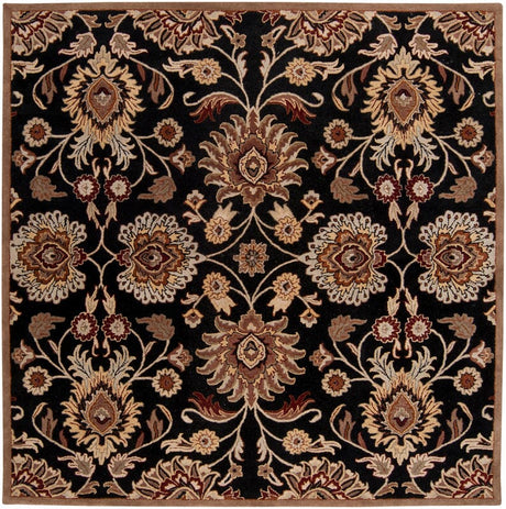 Livabliss Caesar cae - 1053 Maroon / Red Clay / Jet Black Rugs - Livabliss - cae1053 - 4sq