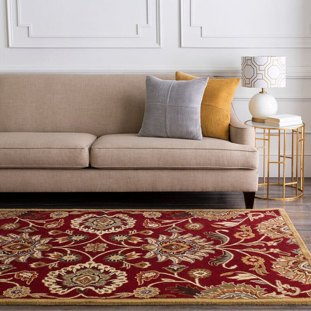 Livabliss Caesar Cae - 1061 Maroon / Caramel / Sepia Rugs - Livabliss - cae1061 - 23