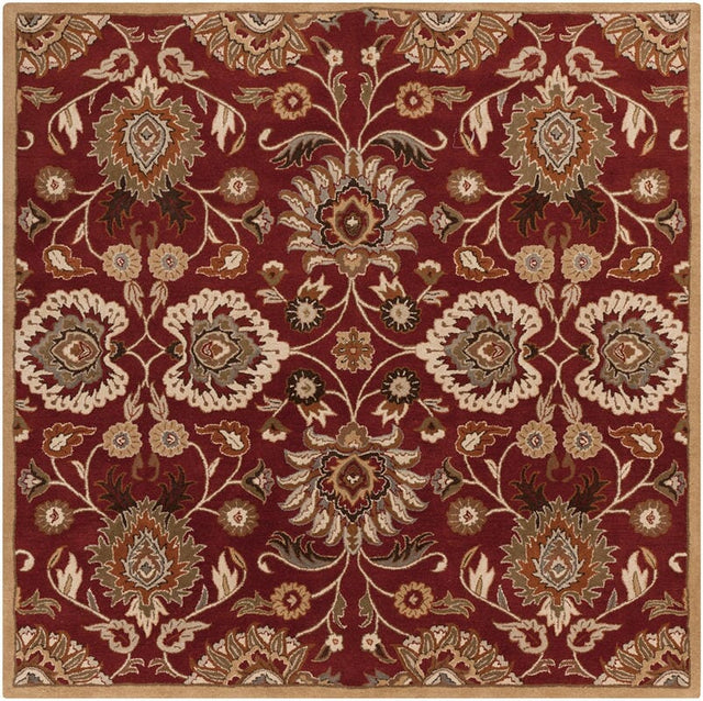 Livabliss Caesar Cae - 1061 Maroon / Caramel / Sepia Rugs - Livabliss - cae1061 - 4sq