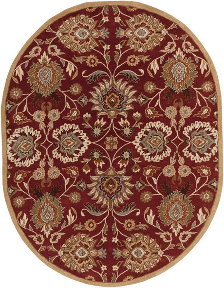 Livabliss Caesar Cae - 1061 Maroon / Caramel / Sepia Rugs - Livabliss - cae1061 - 69ov