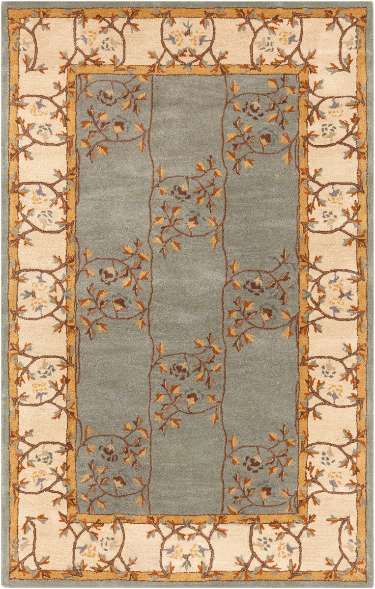 Livabliss Caesar Cae-1100 Slate Gray / Oyster Gray / Brown Rugs ...
