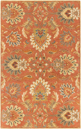 Livabliss Caesar Cae - 1112 Red Clay / Golden Ochre Rugs - Livabliss - cae1112 - 23