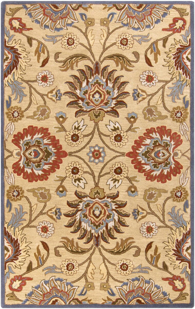 Livabliss Caesar Cae - 1116 Khaki / Night Sky / Brick Red Rugs - Livabliss - cae1116 - 23