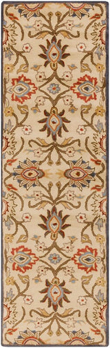 Livabliss Caesar Cae - 1116 Khaki / Night Sky / Brick Red Rugs - Livabliss - cae1116 - 268
