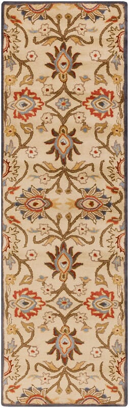 Livabliss Caesar Cae - 1116 Khaki / Night Sky / Brick Red Rugs - Livabliss - cae1116 - 268