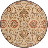 Livabliss Caesar Cae - 1116 Khaki / Night Sky / Brick Red Rugs - Livabliss - cae1116 - 4rd