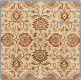 Livabliss Caesar Cae - 1116 Khaki / Night Sky / Brick Red Rugs - Livabliss - cae1116 - 4sq