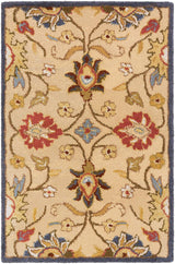 Livabliss Caesar Cae - 1116 Khaki / Night Sky / Brick Red Rugs - Livabliss - cae1116 - 69ov