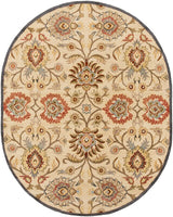 Livabliss Caesar Cae - 1116 Khaki / Night Sky / Brick Red Rugs - Livabliss - cae1116 - 69ov