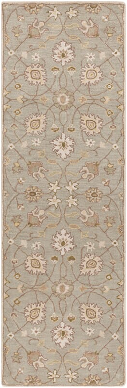 Livabliss Caesar Cae - 1121 Bone / Pigeon Gray / Palm Green Rugs - Livabliss - cae1121 - 268