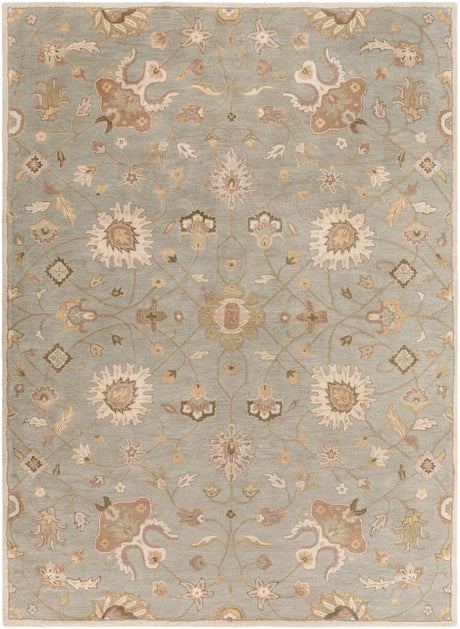 Livabliss Caesar Cae - 1121 Bone / Pigeon Gray / Palm Green Rugs - Livabliss - cae1121 - 4rd