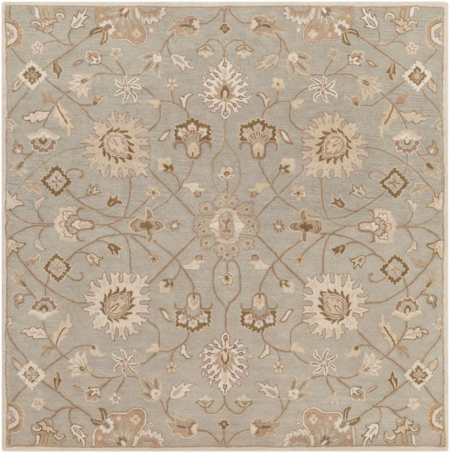 Livabliss Caesar Cae - 1121 Bone / Pigeon Gray / Palm Green Rugs - Livabliss - cae1121 - 4sq