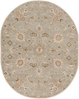Livabliss Caesar Cae - 1121 Bone / Pigeon Gray / Palm Green Rugs - Livabliss - cae1121 - 69ov