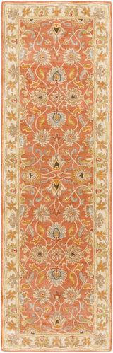 Livabliss Caesar Cae - 1124 Brick Red, Taupe Rug - Livabliss - cae1124 - 268