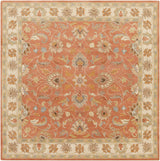 Livabliss Caesar Cae - 1124 Brick Red, Taupe Rug - Livabliss - cae1124 - 4sq
