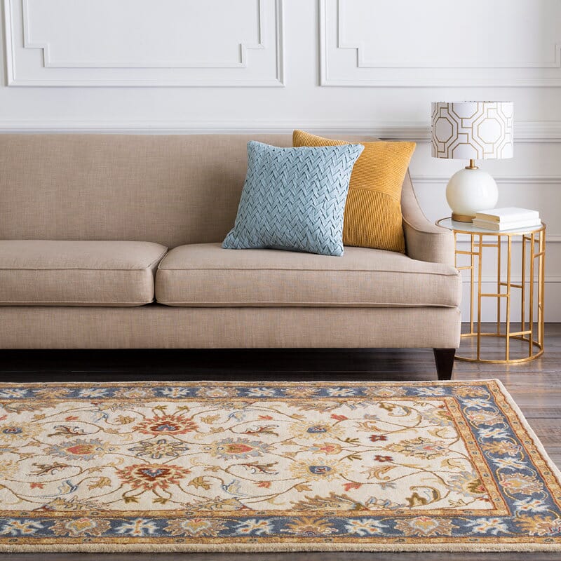 Livabliss Caesar Cae - 1125 Olive Gray / Blue Flagstone Rugs - Livabliss - cae1125 - 23