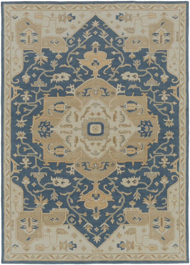 Livabliss Caesar Cae - 1145 Navy / Light Gray / Light Gray Rugs - Livabliss - cae1145 - 4rd