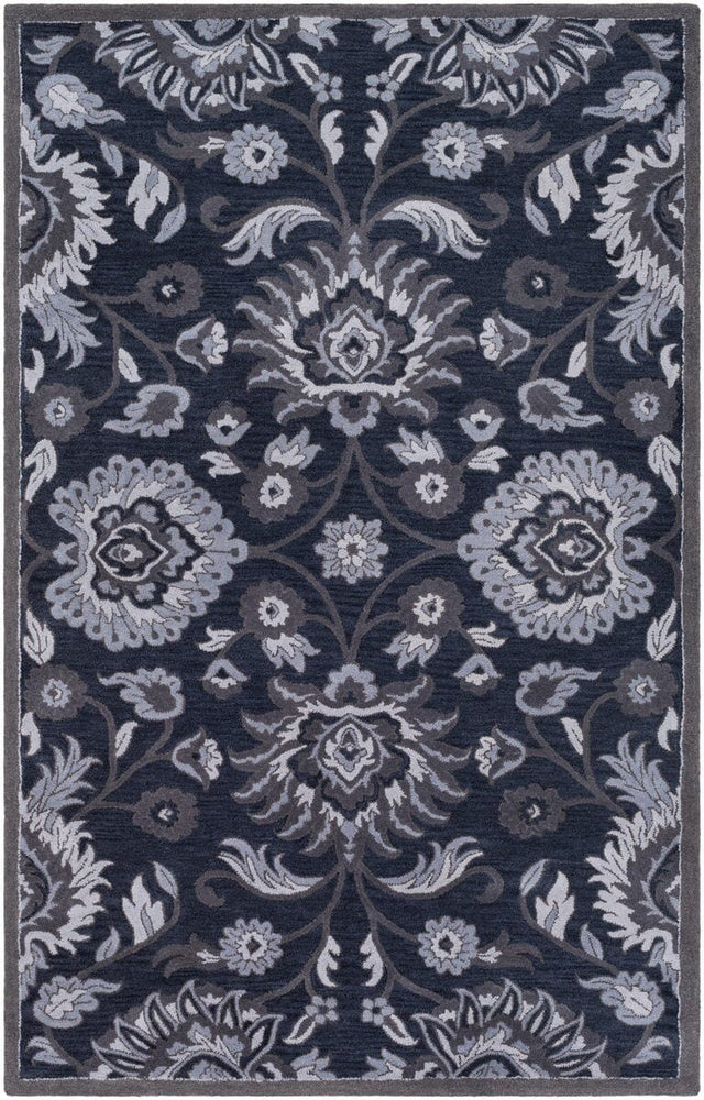 Livabliss Caesar Cae - 1191 Navy, Charcoal, Medium Gray, Denim Rugs - Livabliss - cae1191 - 23