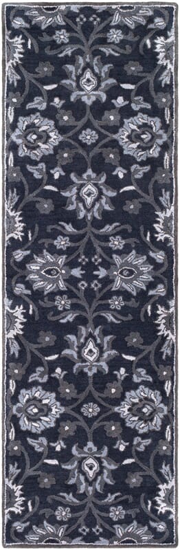 Livabliss Caesar Cae - 1191 Navy, Charcoal, Medium Gray, Denim Rugs - Livabliss - cae1191 - 268