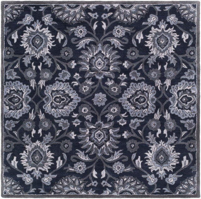 Livabliss Caesar Cae - 1191 Navy, Charcoal, Medium Gray, Denim Rugs - Livabliss - cae1191 - 4sq