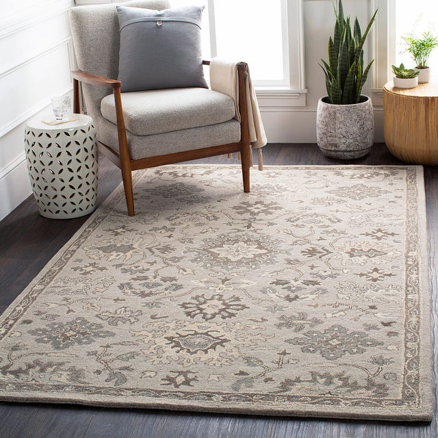 Livabliss Caesar Cae - 1197 Taupe, Charcoal, Dark Brown, Beige Rugs - Livabliss - cae1197 - 23