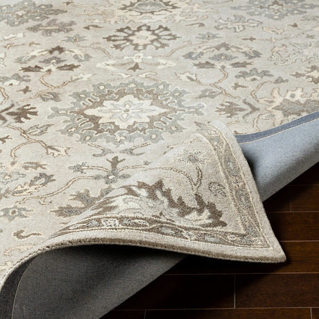 Livabliss Caesar Cae - 1197 Taupe, Charcoal, Dark Brown, Beige Rugs - Livabliss - cae1197 - 4rd