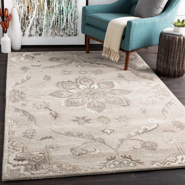 Livabliss Caesar Cae - 1201 Taupe, Charcoal, Beige, Dark Brown Rugs - Livabliss - cae1201 - 23