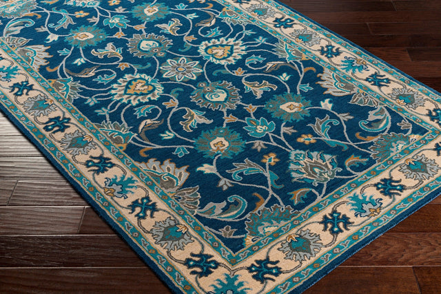 Livabliss Caesar Cae - 1220 Dark Blue, Teal Rug - Livabliss - cae1220 - 23