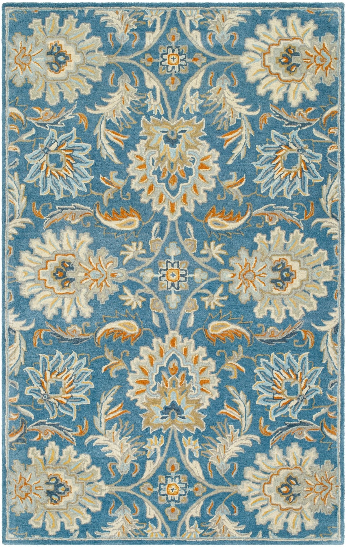Livabliss Caesar Cae - 1225 Sterling Grey, Beetle Blue, Grey, Pewter, Camel Rug - Livabliss - cae1225 - 23