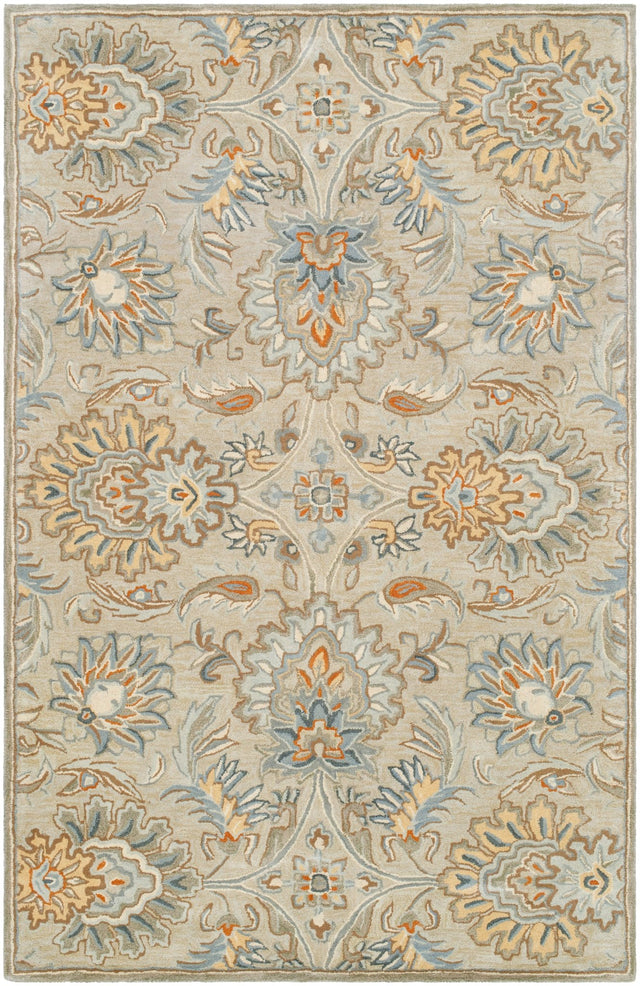 Livabliss Caesar Cae - 1227 Warm Grey, Slate Grey Taupe, Sage, Camel, Metallic - Silver Rug - Livabliss - cae1227 - 23