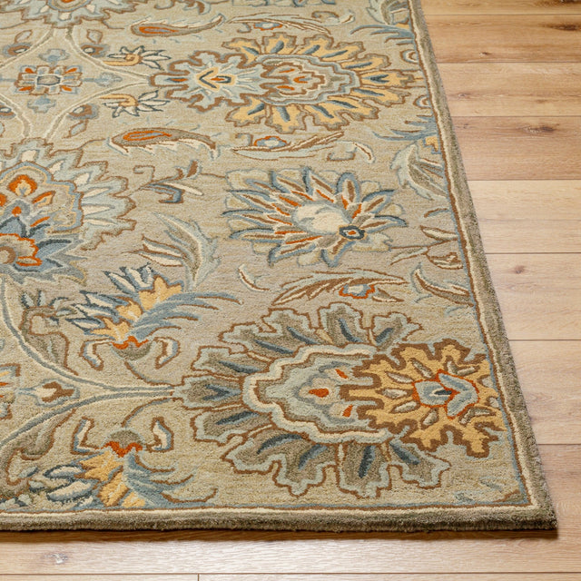 Livabliss Caesar Cae - 1227 Warm Grey, Slate Grey Taupe, Sage, Camel, Metallic - Silver Rug - Livabliss - cae1227 - 23