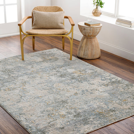 Livabliss Dresden Dre - 2302 Dusty Sage, Taupe, Off - White, Ink Blue, Deep Teal Rug - Livabliss - dre2302 - 23