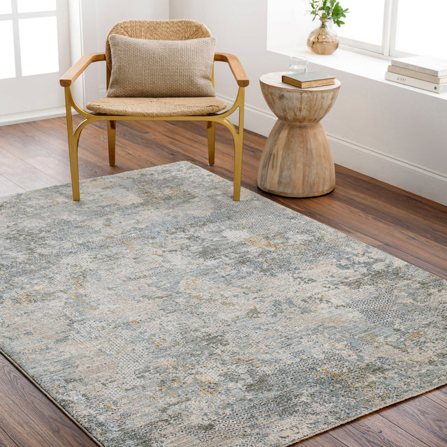 Livabliss Dresden Dre - 2302 Dusty Sage, Taupe, Off - White, Ink Blue, Deep Teal Rug - Livabliss - dre2302 - 23