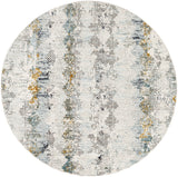 Livabliss Dresden Dre - 2303 Off - White, Taupe, Dusty Sage, Ink Blue, Light Gray, Deep Teal Rug - Livabliss - dre2303 - 23