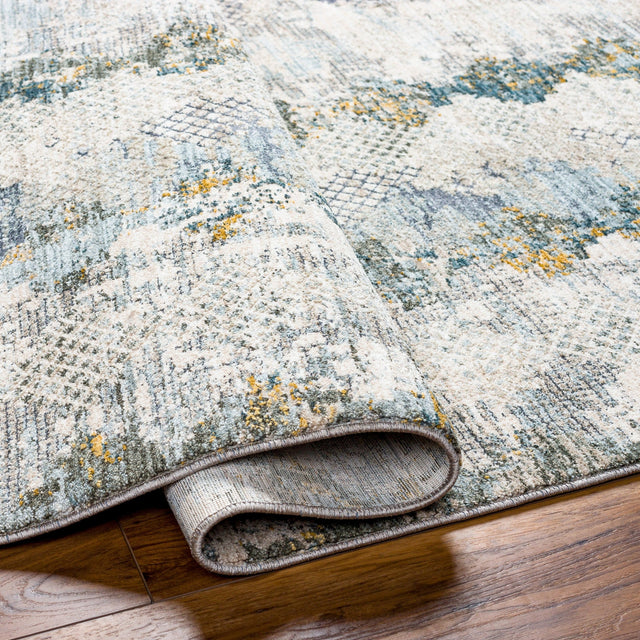 Livabliss Dresden Dre - 2303 Off - White, Taupe, Dusty Sage, Ink Blue, Light Gray, Deep Teal Rug - Livabliss - dre2303 - 23