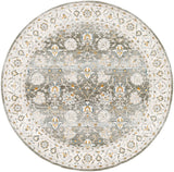 Livabliss Dresden Dre - 2312 Taupe, Dusty Sage, Off - White, Light Gray, Deep Teal Rug - Livabliss - dre2312 - 23