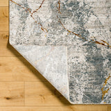 Livabliss Dresden Dre - 2318 Pale Slate, Light Grey, Sterling Grey, Metallic - Silver, Pewter Rug - Livabliss - dre2318 - 23