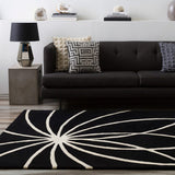 Livabliss Forum fm - 7072 Black / White Rugs - Livabliss - fm7072 - 23
