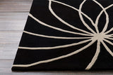 Livabliss Forum fm - 7072 Black / White Rugs - Livabliss - fm7072 - 23