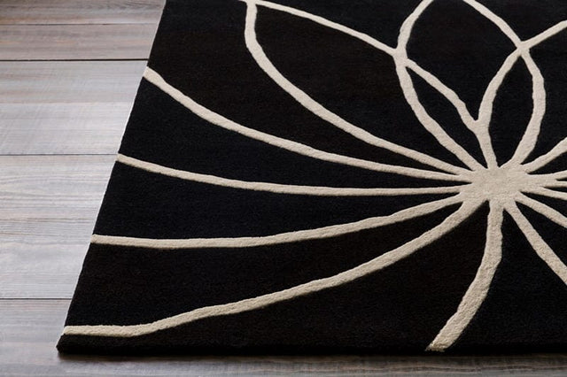 Livabliss Forum fm - 7072 Black / White Rugs - Livabliss - fm7072 - 23