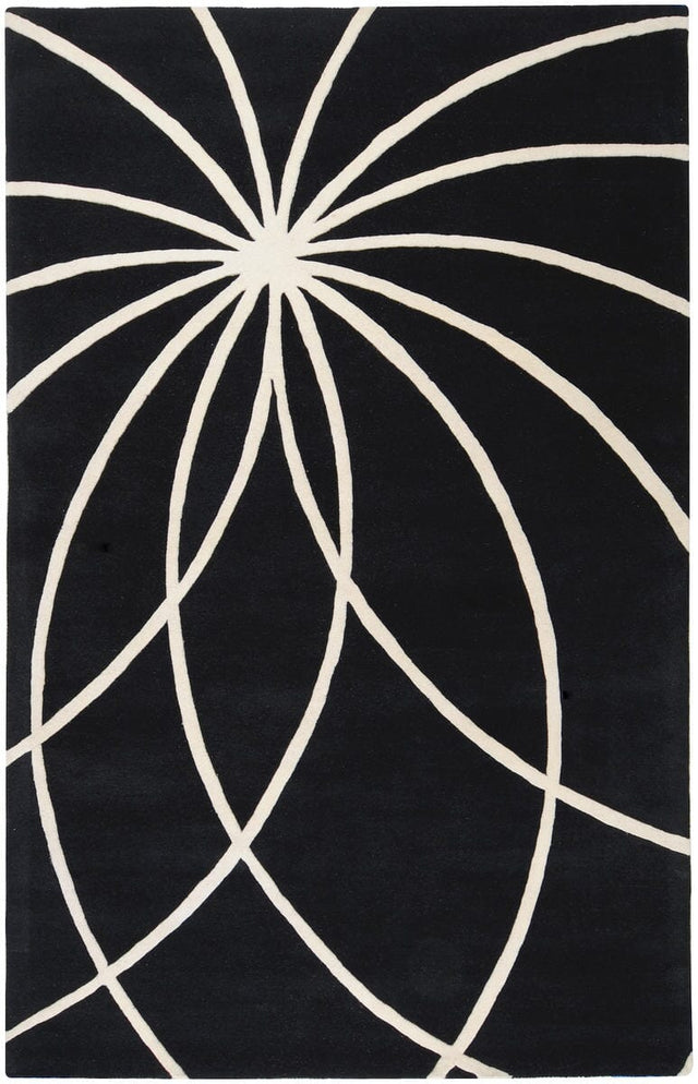 Livabliss Forum fm - 7072 Black / White Rugs - Livabliss - fm7072 - 23