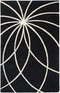 Livabliss Forum fm - 7072 Black / White Rugs - Livabliss - fm7072 - 23